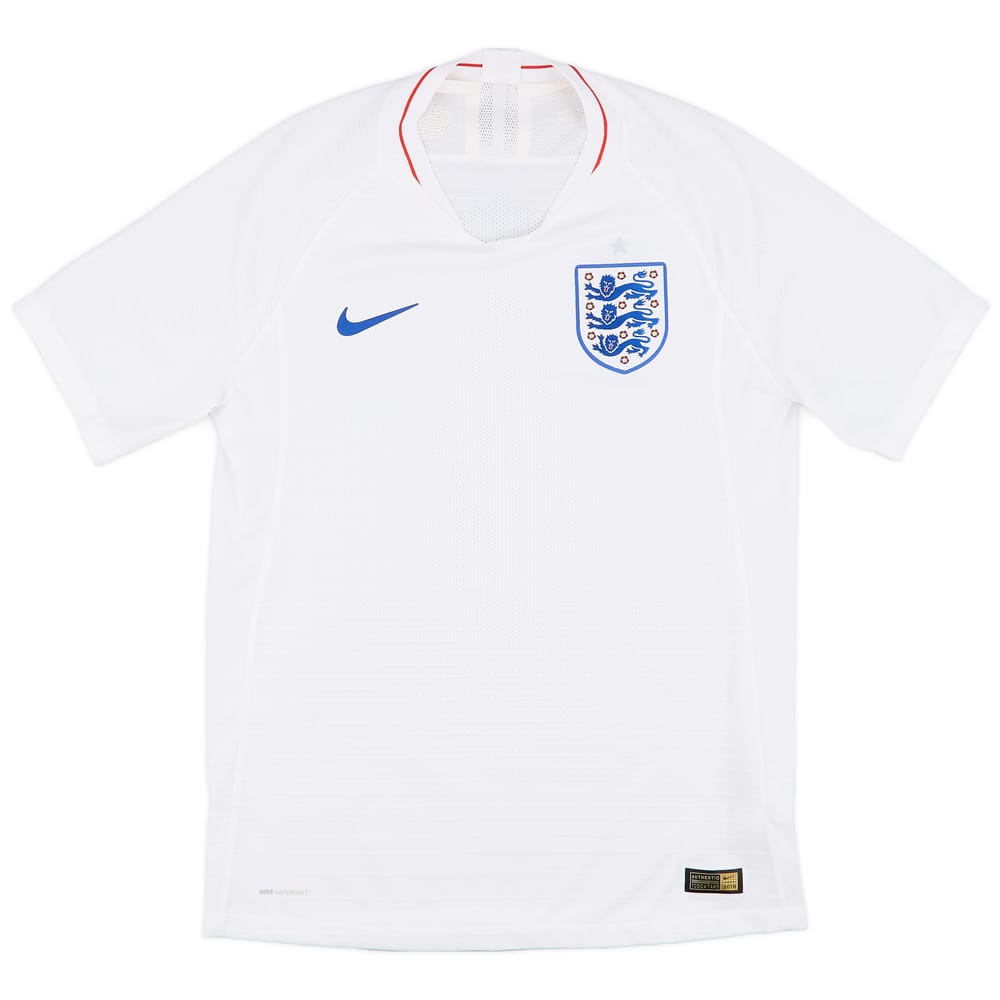 2018-19 England Authentic Home Shirt - 8/10 - (M)