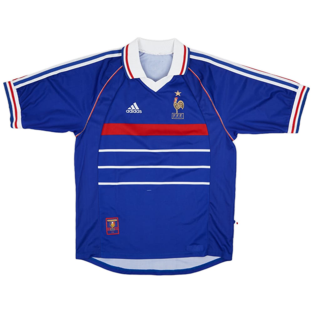 1998-00 France Home Shirt - 7/10 - (L)