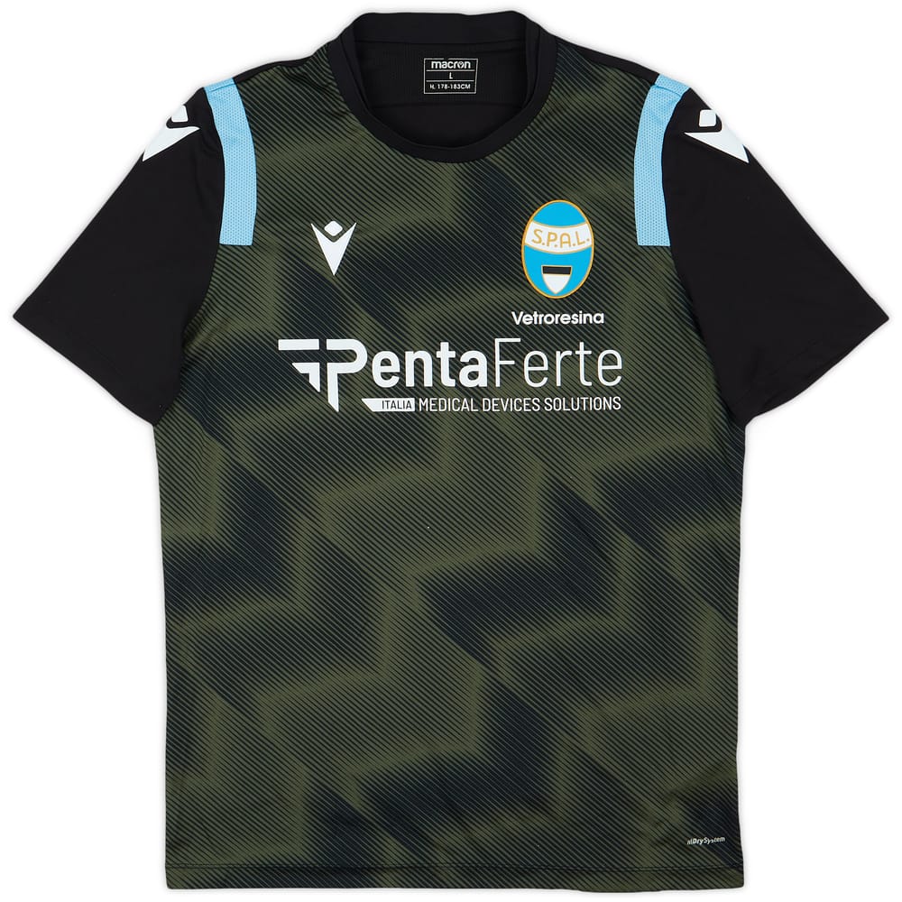 2021-22 SPAL Macron Training Shirt - 9/10 - (L)
