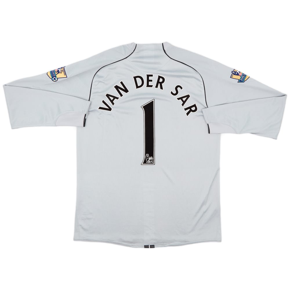 2007-08 Manchester United Player Issue GK Shirt Van Der Sar #1 - 5/10 - (L)