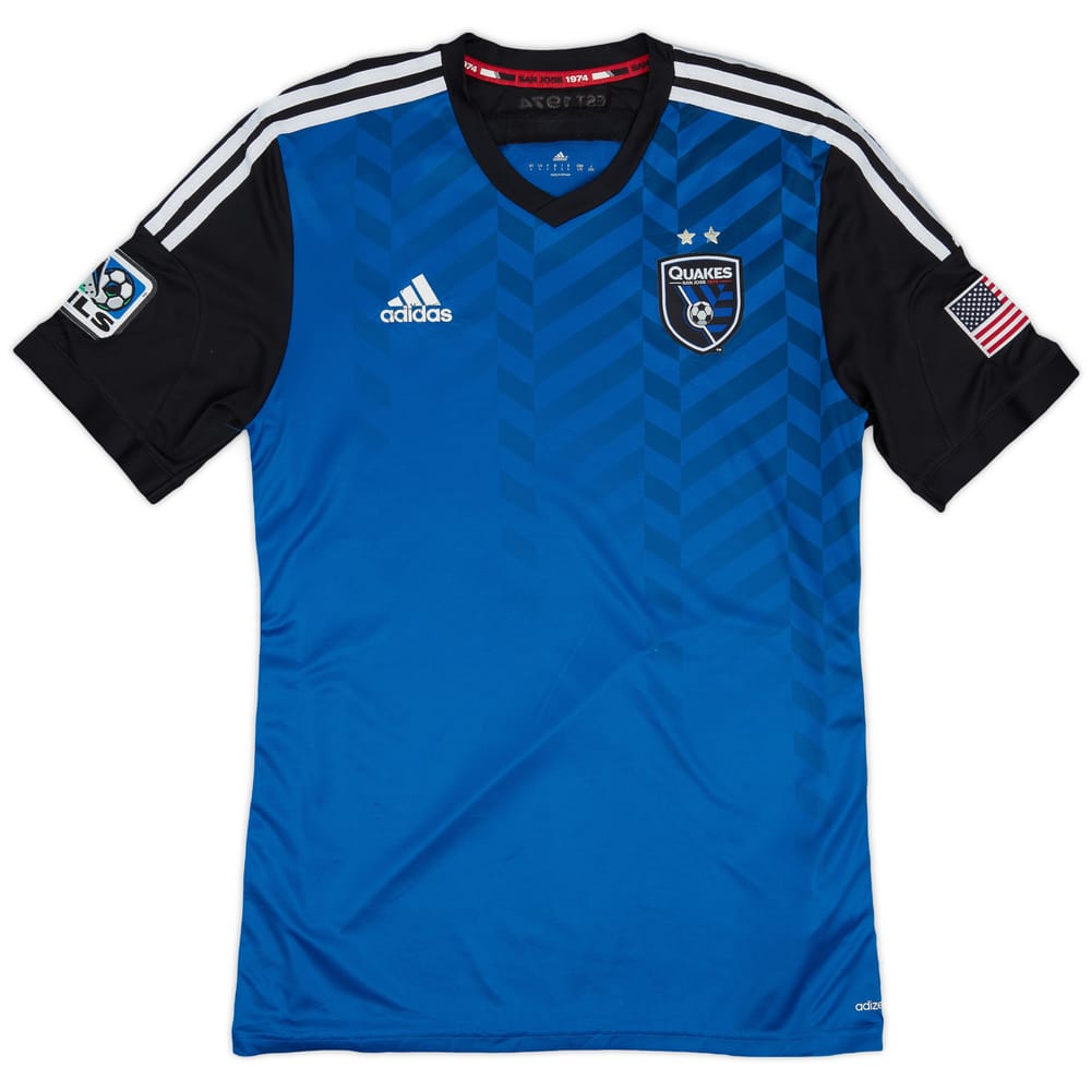 2014-15 San Jose Earthquakes Authentic Home Shirt - 5/10 - (L)