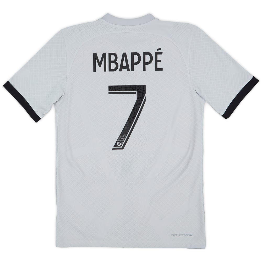 2022-23 Paris Saint-Germain Authentic Away Shirt Mbappe #7 - 10/10 - (S)