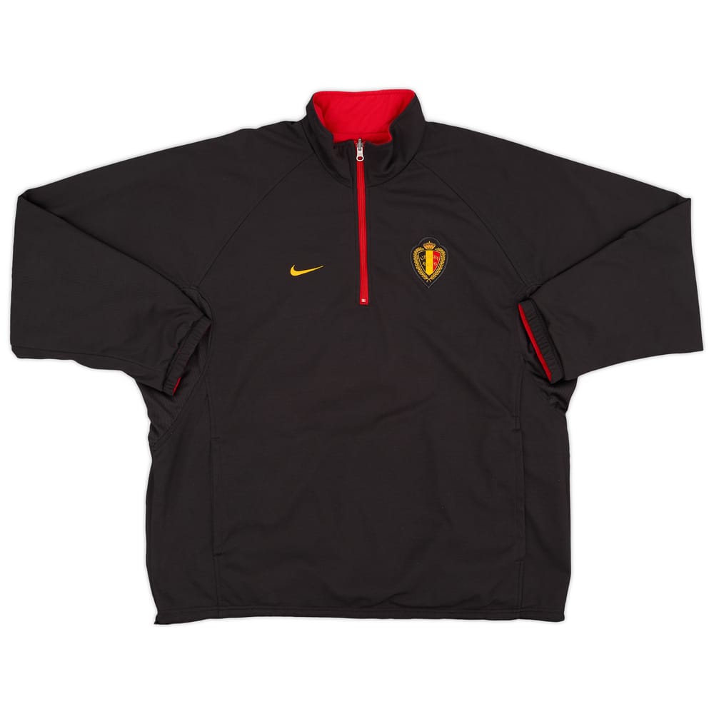 2000-02 Belgium Nike 1/4 Zip Reversible Track Jacket - 10/10 - (L)