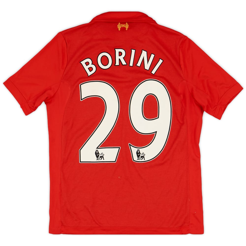 2012-13 Liverpool Home Shirt Borini #29 - 6/10 - (XL.Boys)