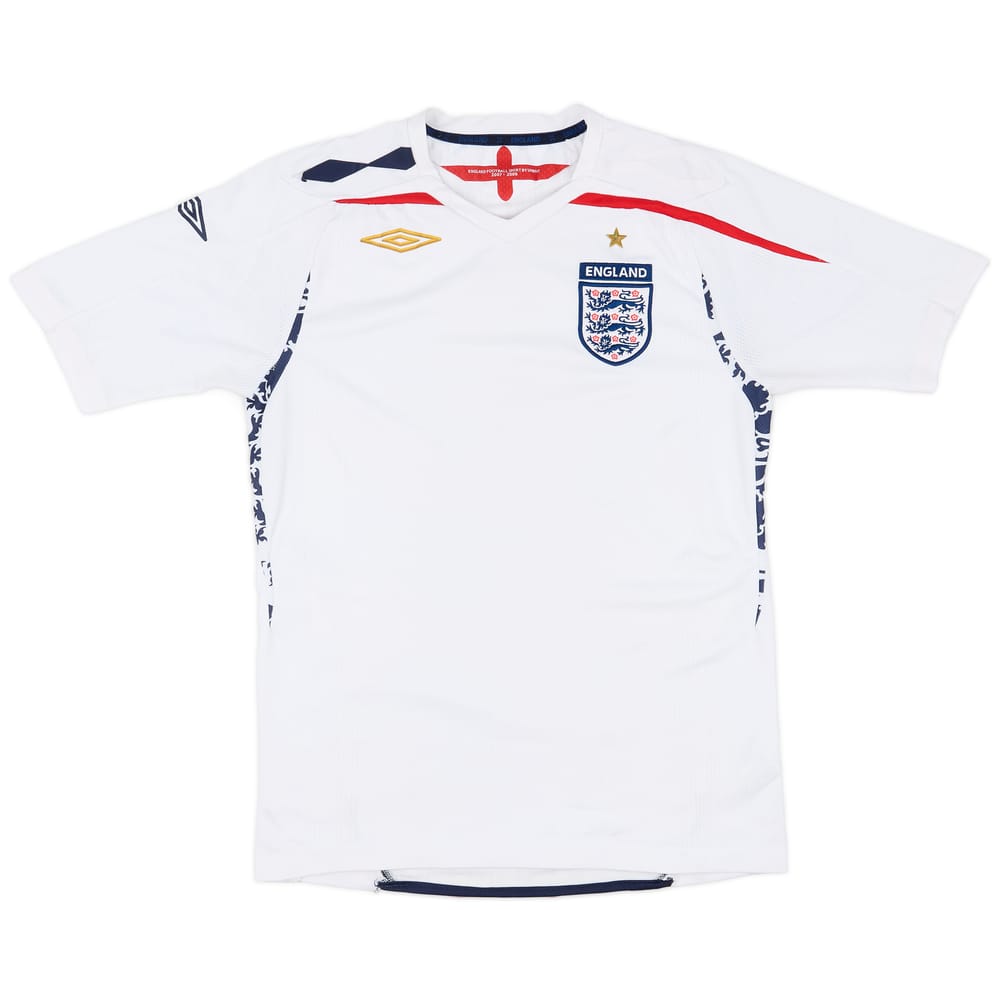 2007-09 England Home Shirt - 5/10 - (S)