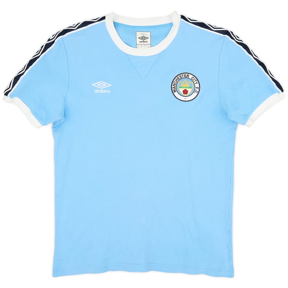 2010-11 Manchester City Retro Umbro Cotton Tee - 8/10 - (M)