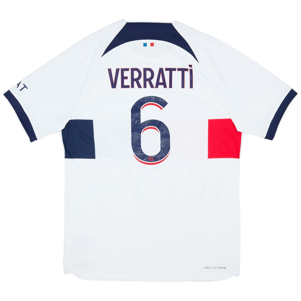 2023-24 Paris Saint-Germain Authentic Away Shirt Verratti #6 (M)