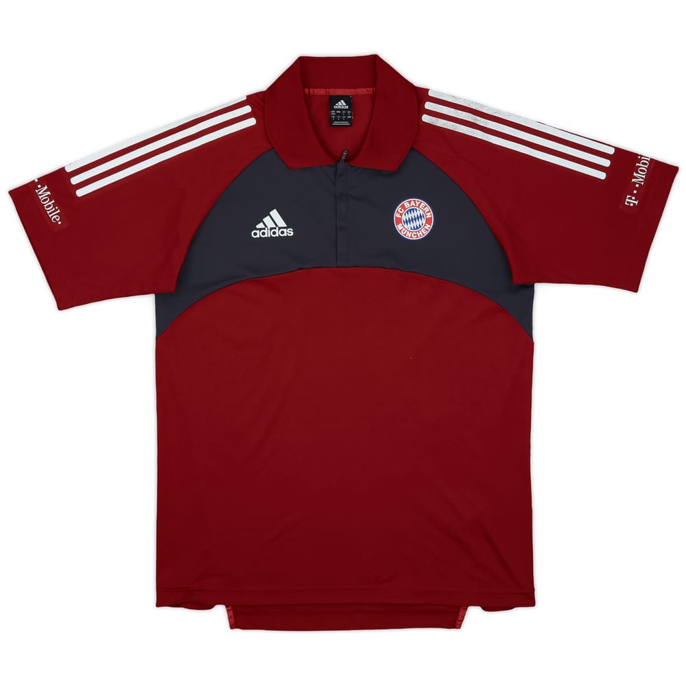 2002-03 Bayern Munich adidas 1/4 Zip Polo Shirt - 6/10 - (M)