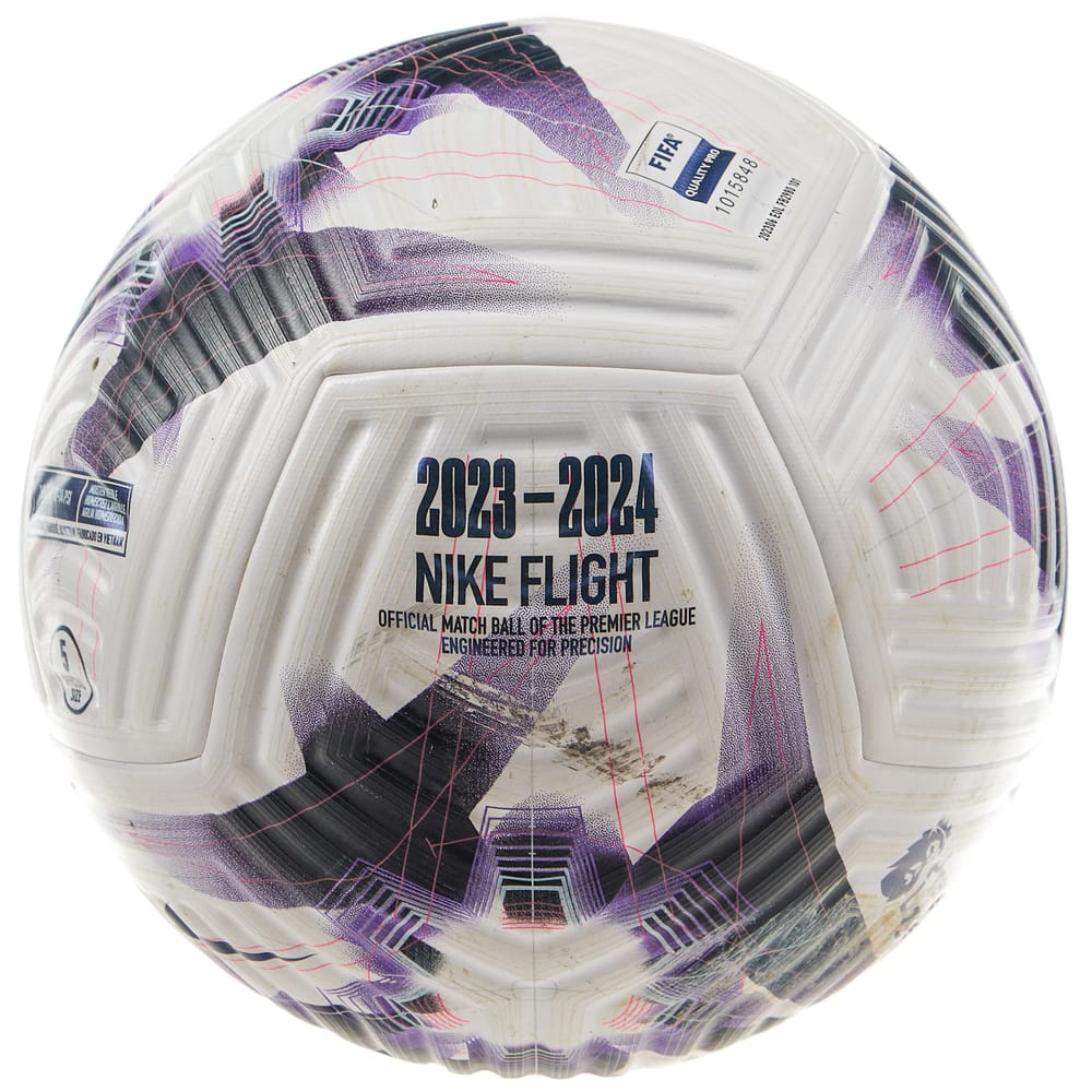 2023-24 Premier League Match Issue Nike Flight Official Match Ball - 5/10 - (Size 5)