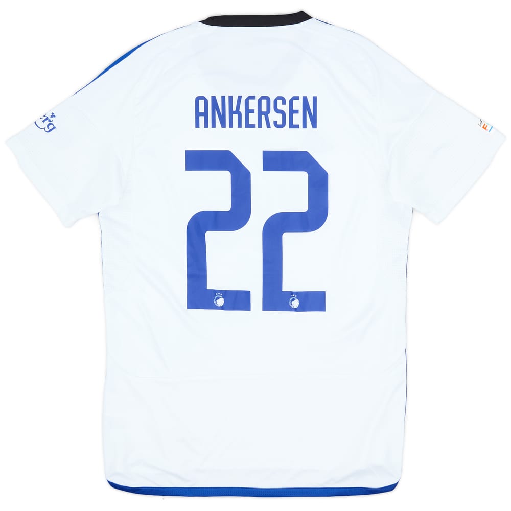 2023-24 FC Copenhagen Champions League Match Issue Home Shirt Ankersen #22