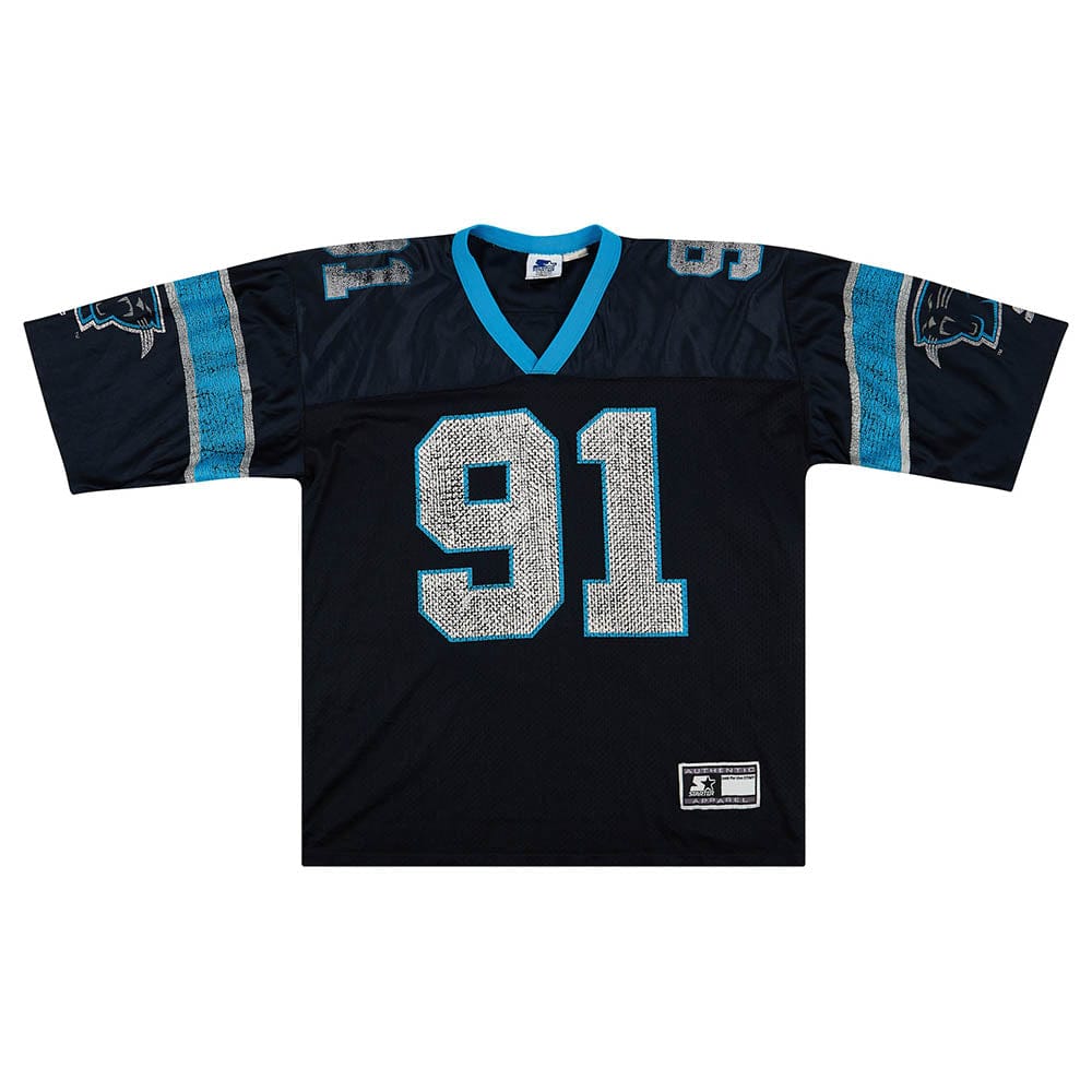 1996 Carolina Panthers Greene #91 Starter Jersey (Home) L