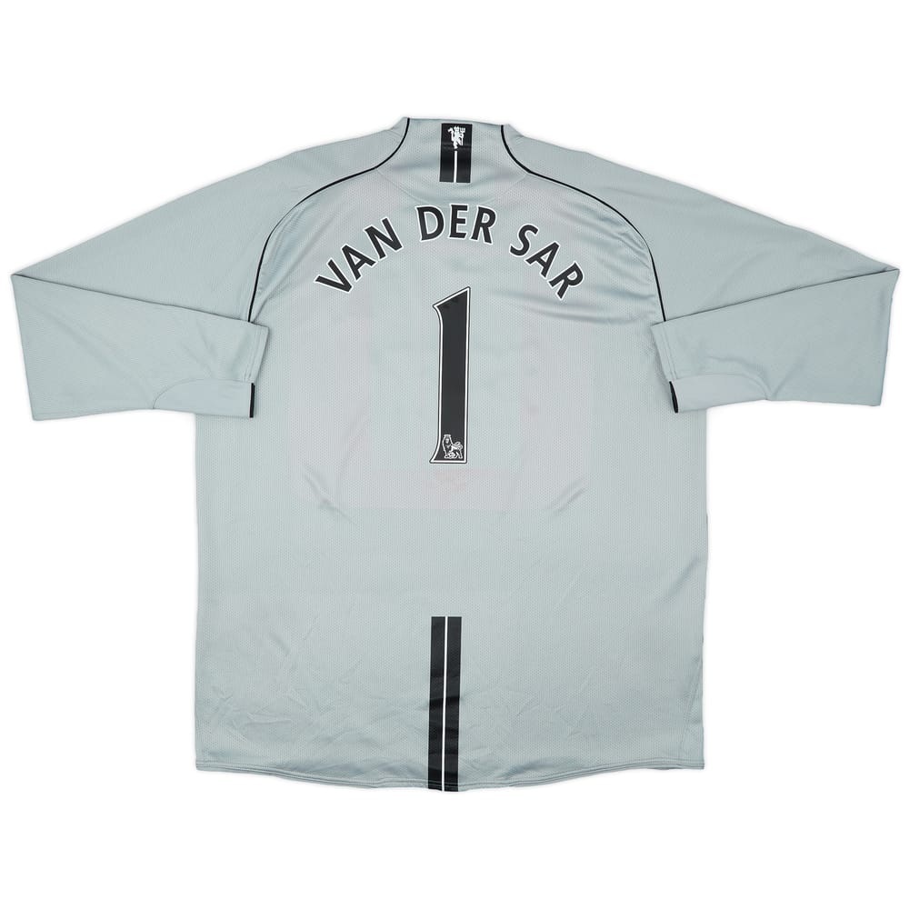 2007-08 Manchester United Player Issue GK Shirt Van Der Sar #1 - 7/10 - (3XL)