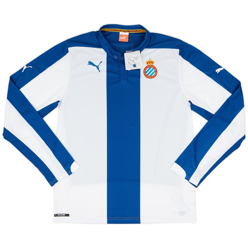 2014-15 Espanyol Home L/S Shirt (L)
