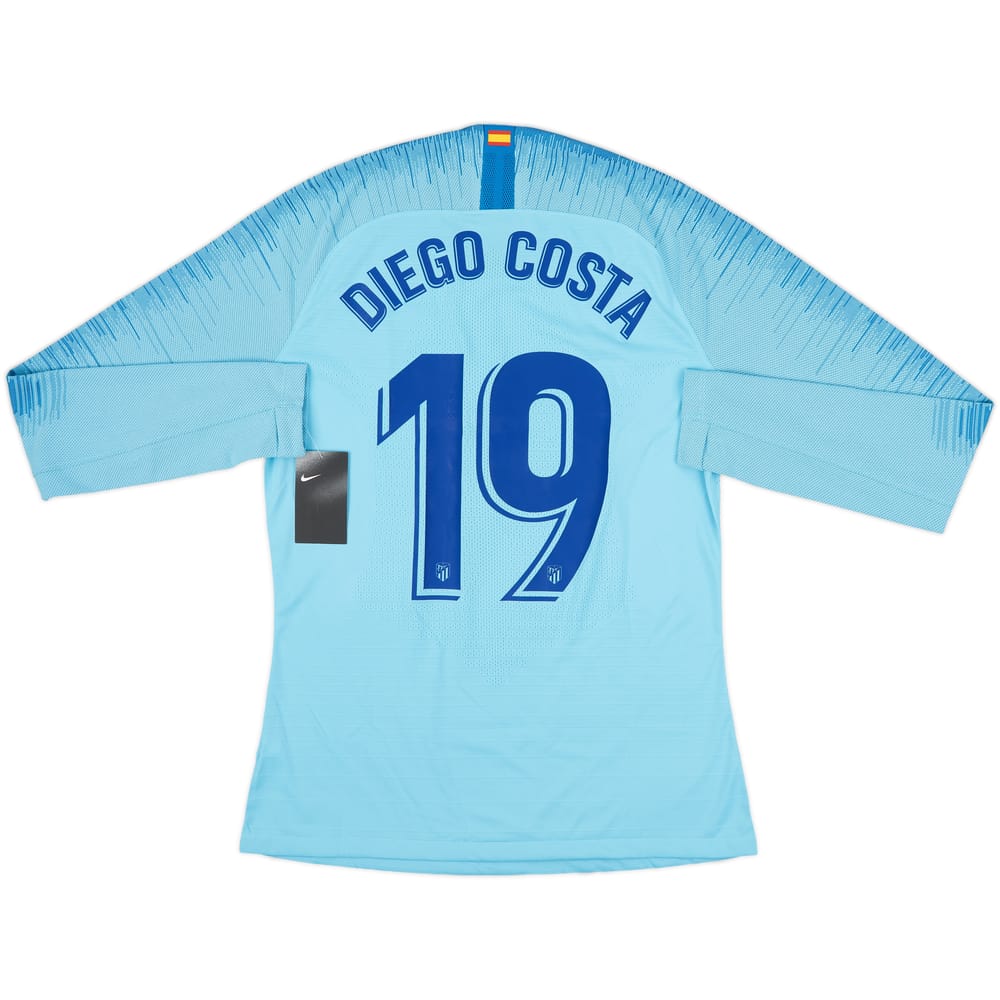 2018-19 Atletico Madrid Player Issue Away L/S Shirt Diego Costa #19 (L)