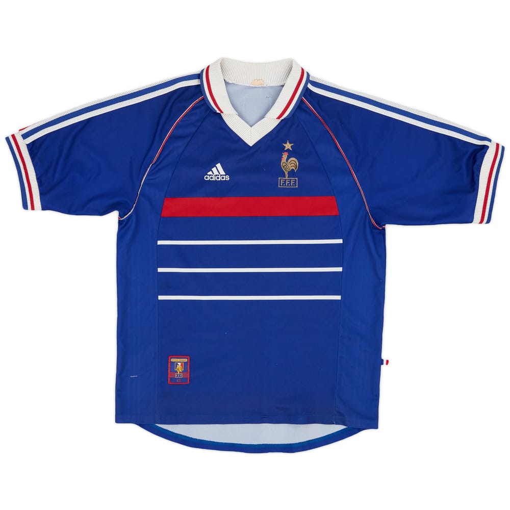 1998-00 France Home Shirt - 8/10 - (L)