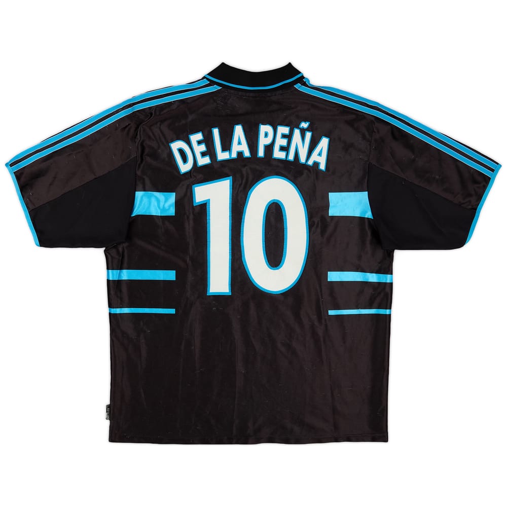 1999-00 Olympique Marseille Third Shirt Dela Pena #10 - 5/10 - (XL)