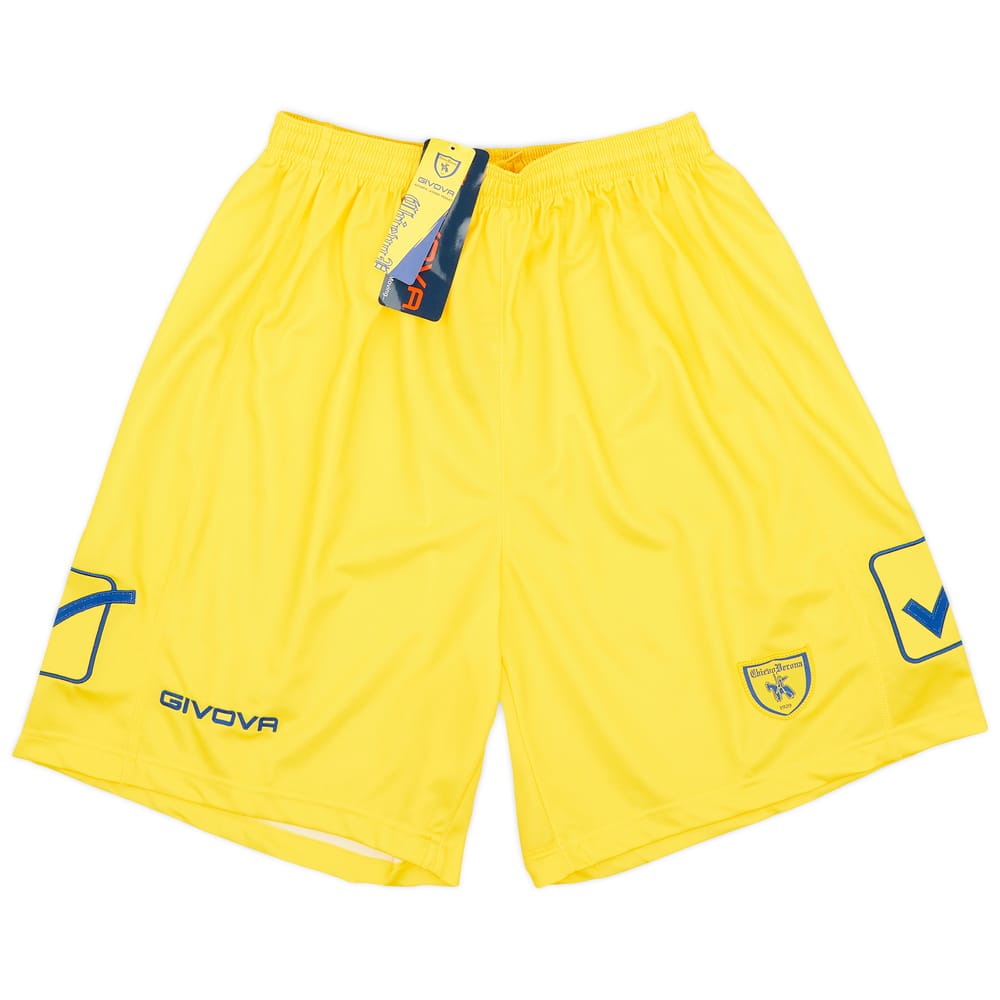 2010-11 Chievo Verona Home Shorts (XL)