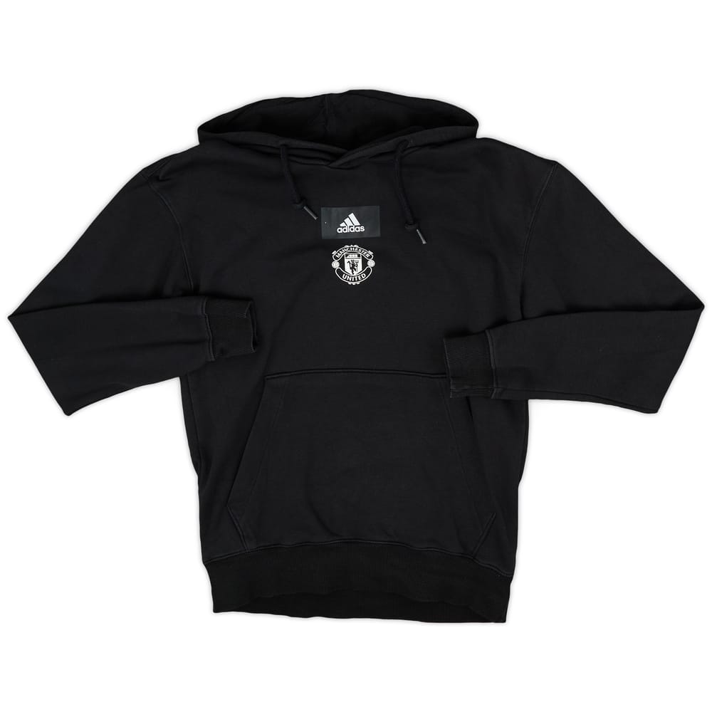 2022-23 Manchester United adidas Hooded Sweat Top - 9/10 - (XS)