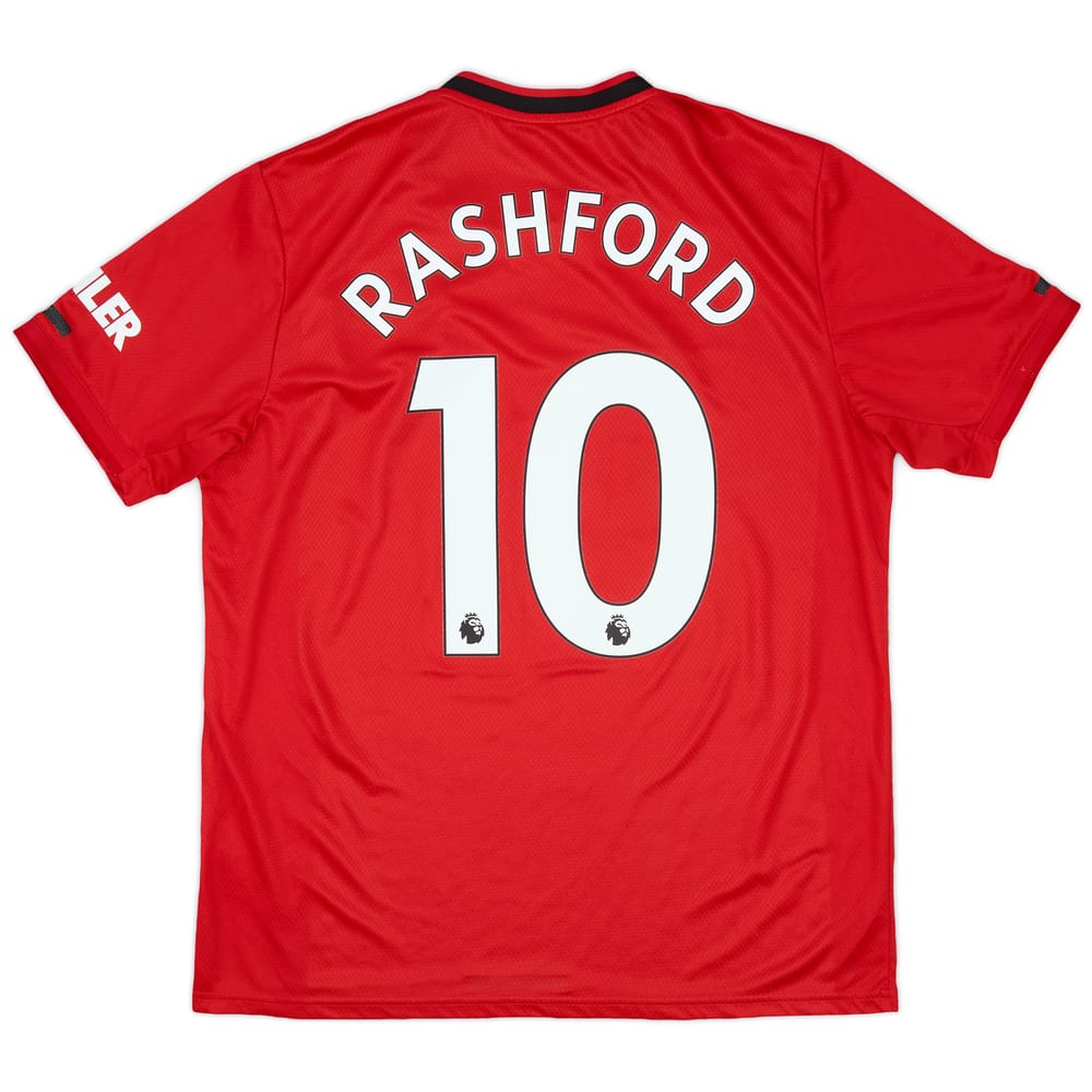 2019-20 Manchester United Home Shirt Rashford #10 - 8/10 - (L)