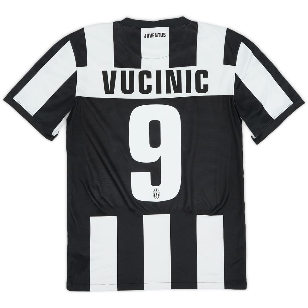 2013-14 Juventus Home Shirt Vucinic #9 - 7/10 - (S)