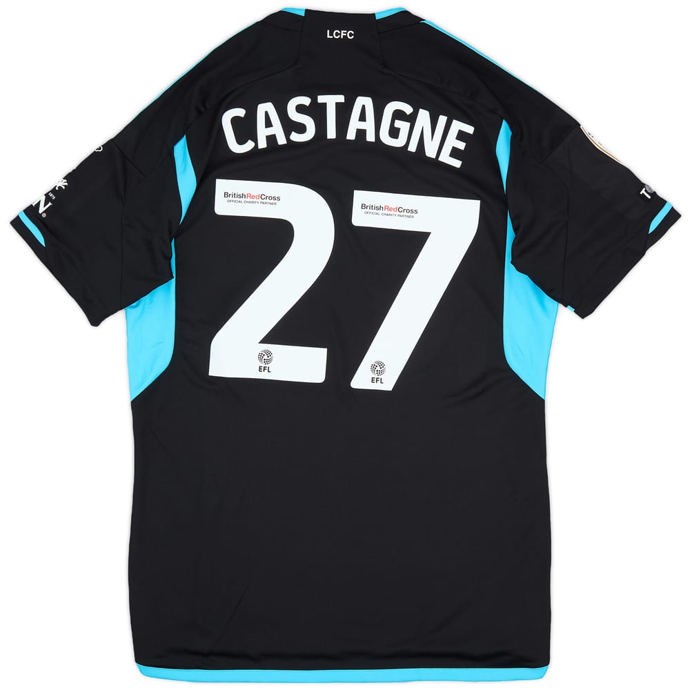 2023-24 Leicester Player Issue Away Shirt Castagne #27 - 8/10 - (M)