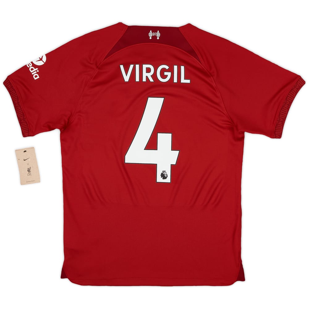 2022-23 Liverpool Home Shirt Virgil #4 (S)