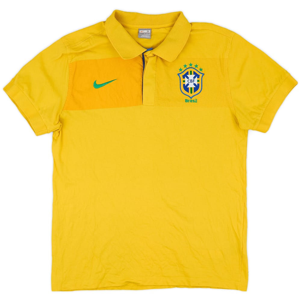 2010-11 Brazil Nike Polo Shirt - 8/10 - (M)