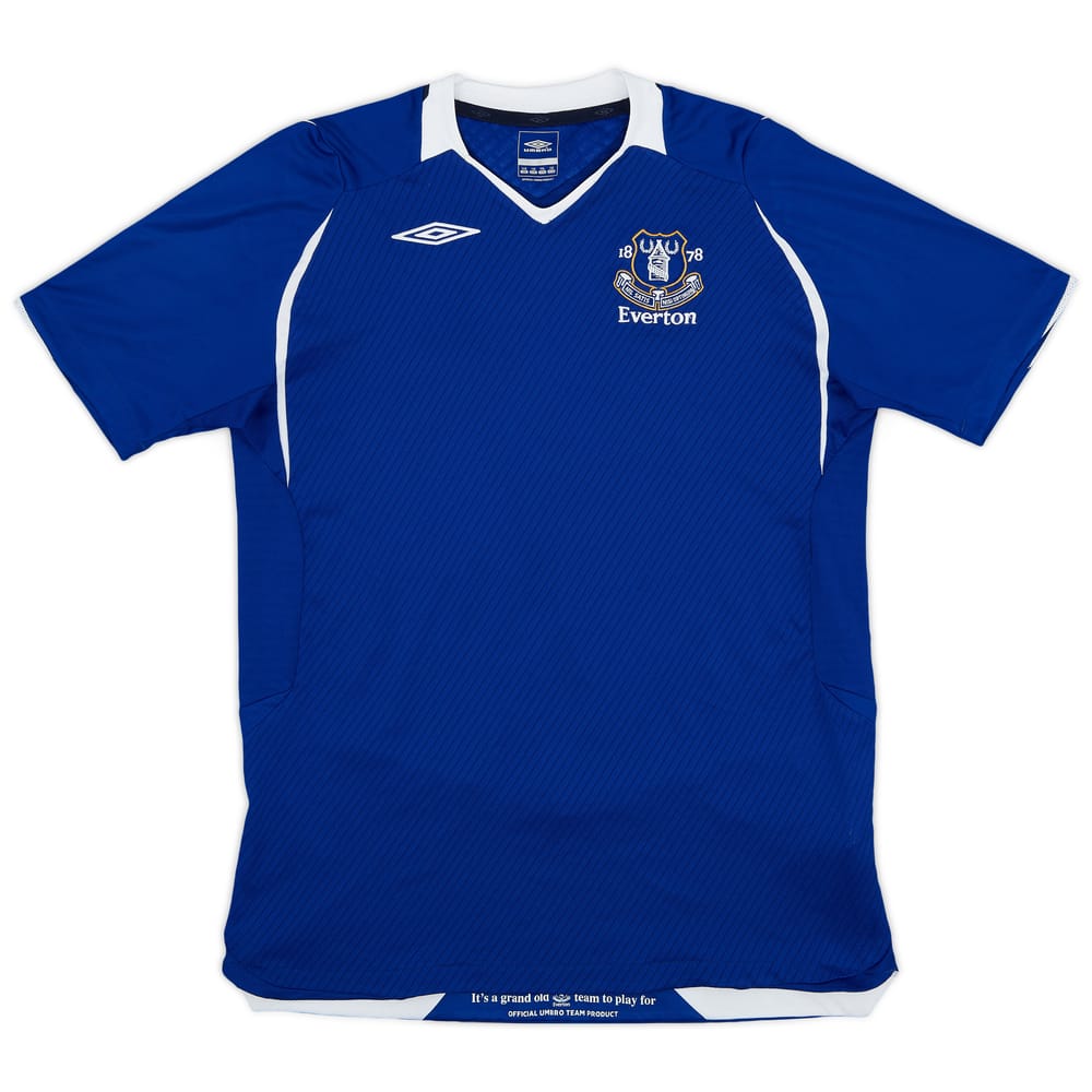 2008-09 Everton Home Shirt - 8/10 - (XL.Boys)