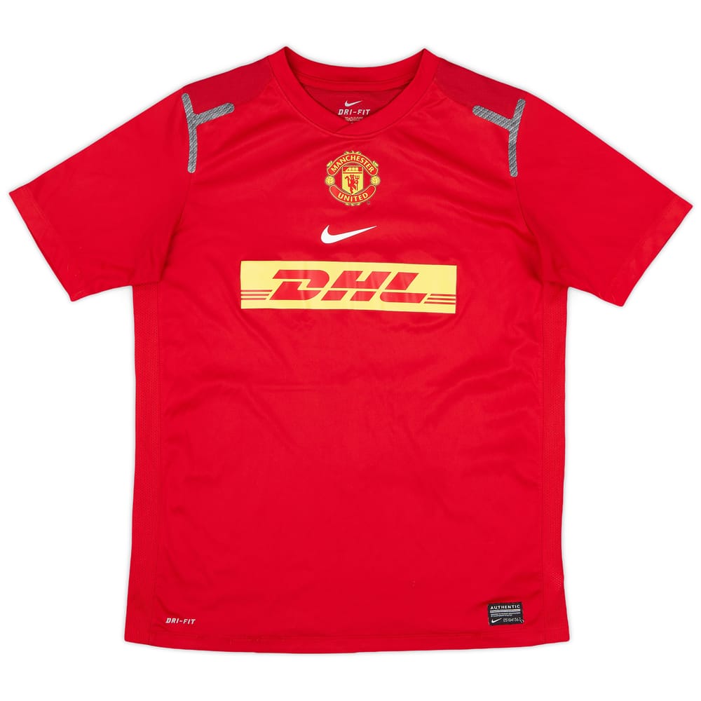 2012-13 Manchester United Nike Authentic Training Shirt - 9/10 - (XL.Boys)