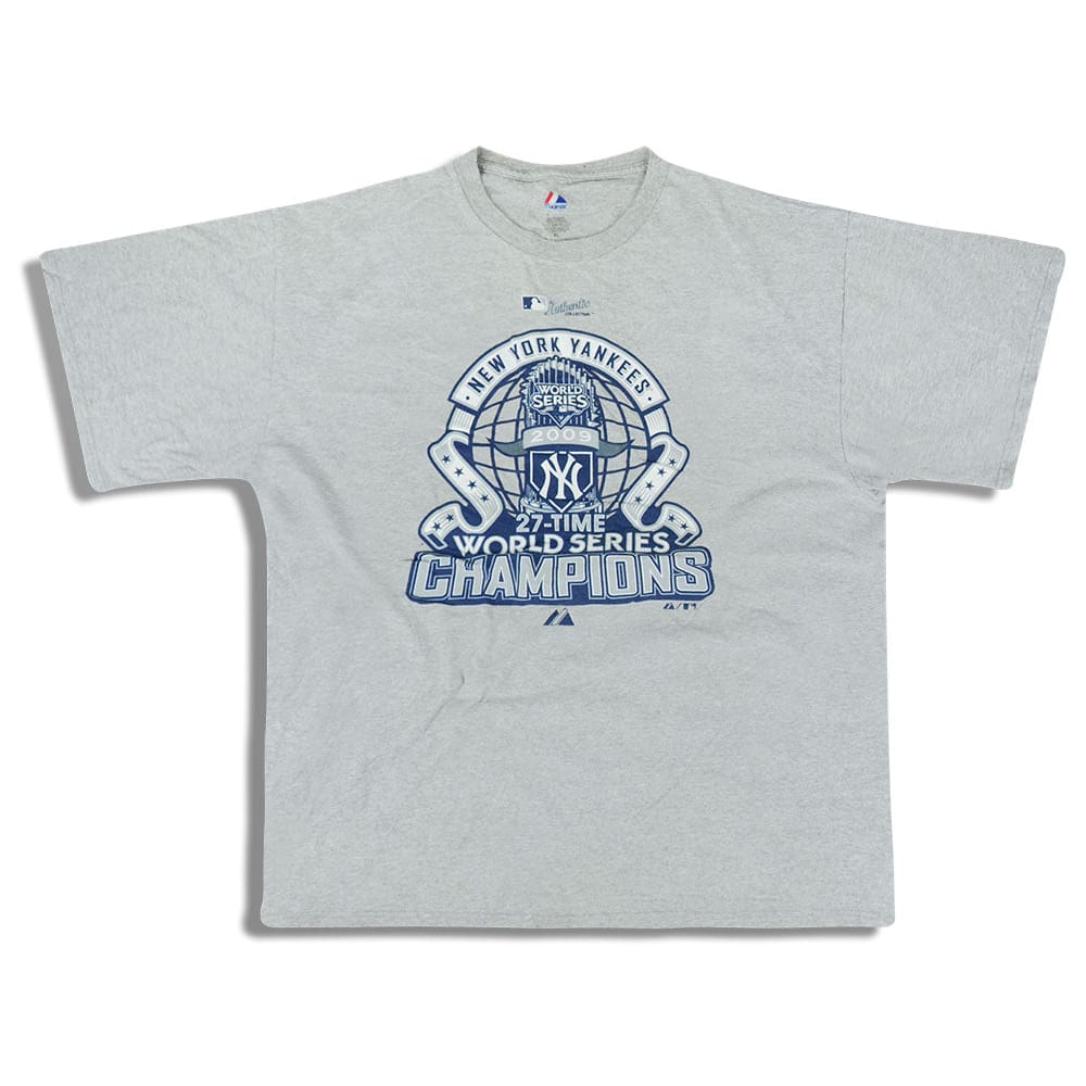2009 New York Yankees World Series Champions Majestic Tee XL