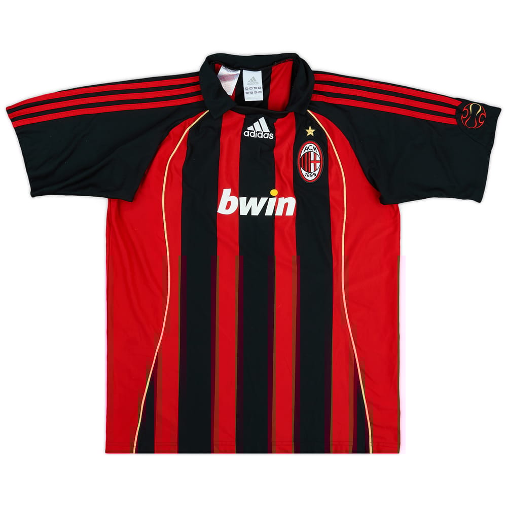 2006-07 AC Milan Basic Home Shirt - 8/10 - (XL.Boys)