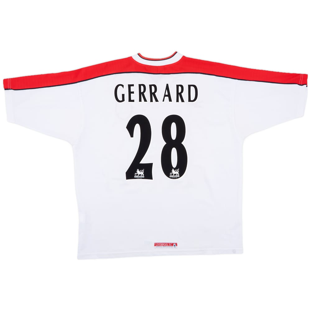 1998-99 Liverpool Away Shirt Gerrard #28 - 6/10 - (XL)