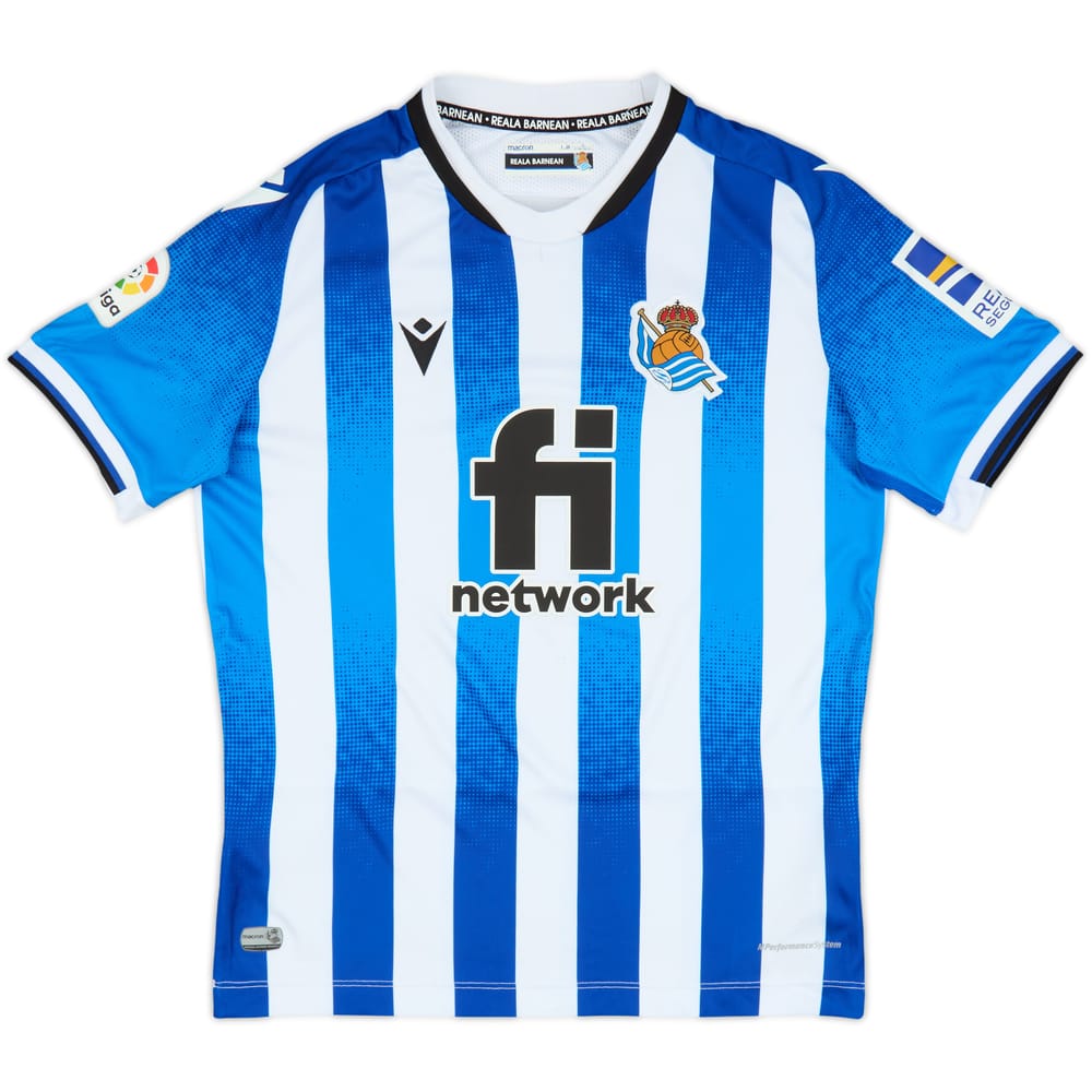 2021-22 Real Sociedad Home Shirt - As New - (KIDS)