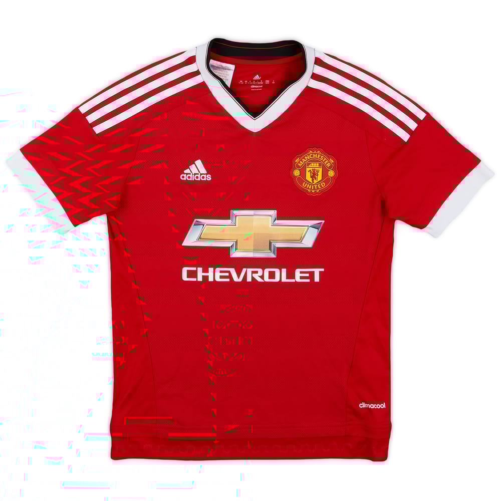 2015-16 Manchester United Home Shirt - 7/10 - (M.Boys)