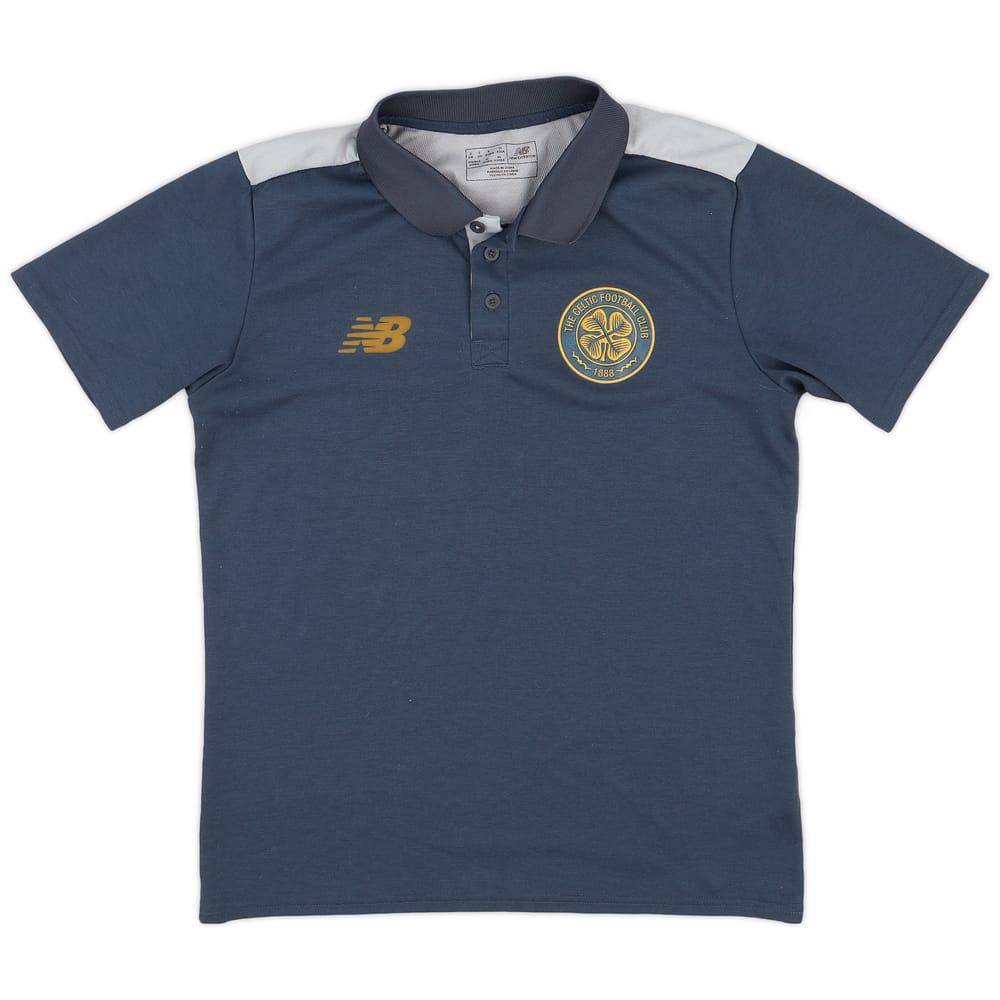 2016-17 Celtic New Balance Polo Shirt - 8/10 - (S)