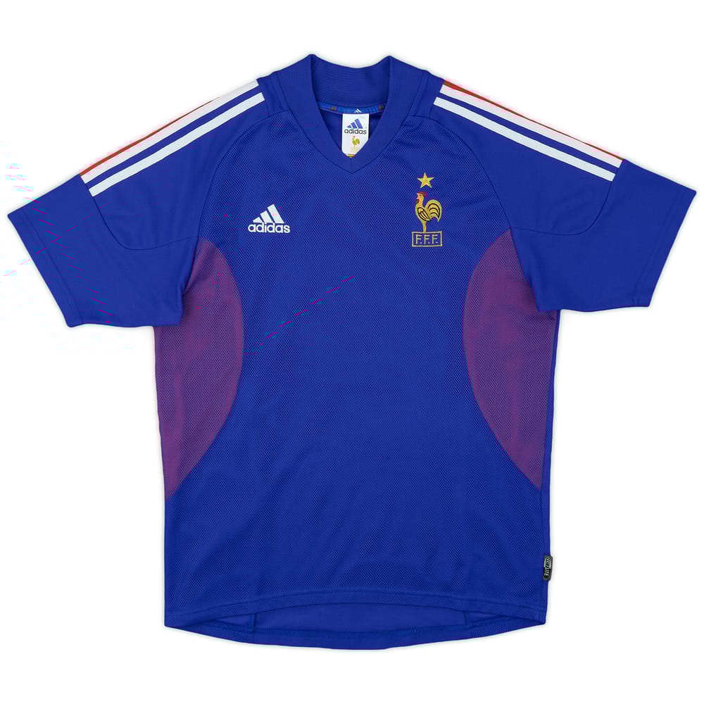 2002-04 France 'Signed' Home Shirt - 9/10 - (S)