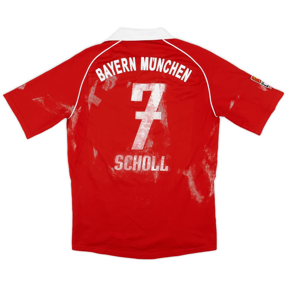 2005-06 Bayern Munich Home Shirt Scholl #7 - 4/10 - (S)
