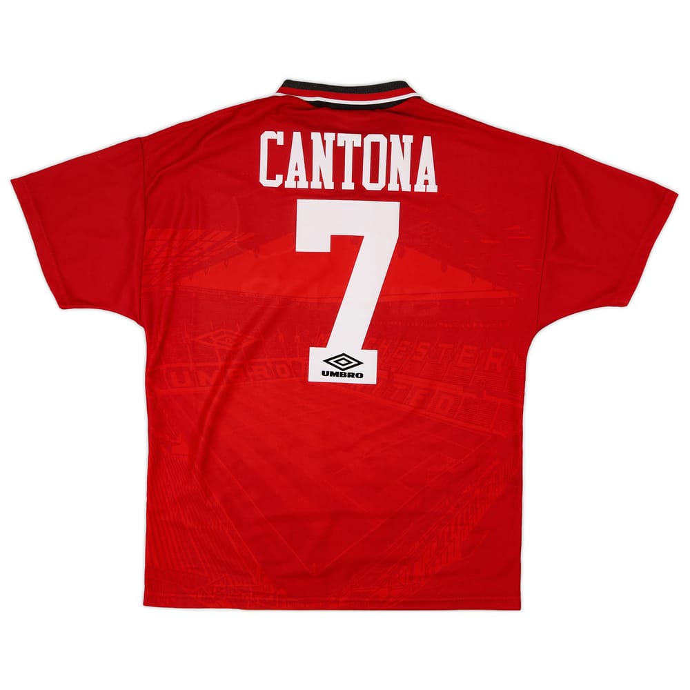 1994-96 Manchester United Home Shirt Cantona #7 - 7/10 - (M)