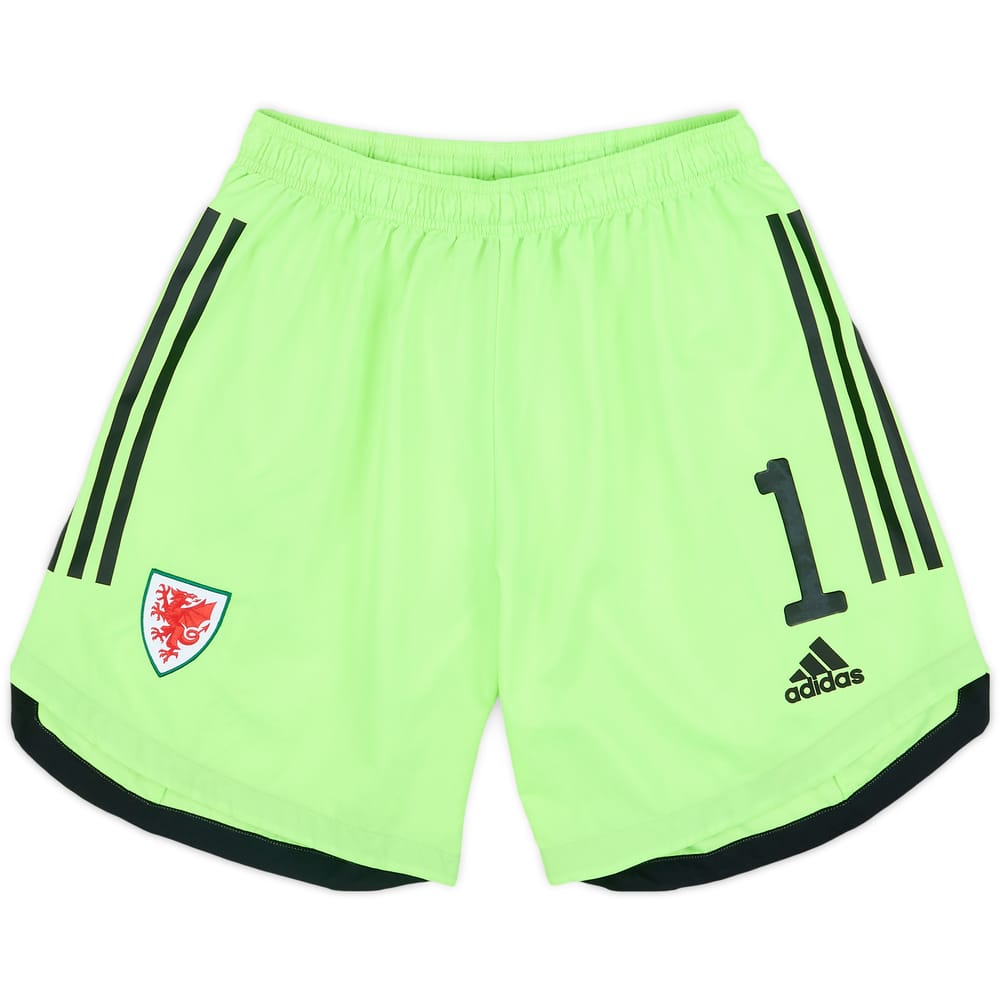 2020-21 Wales Player Issue GK Shorts # - As New - (XL)