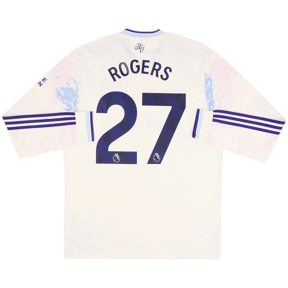 2025-26 Aston Villa Third L/S Shirt Rogers #27