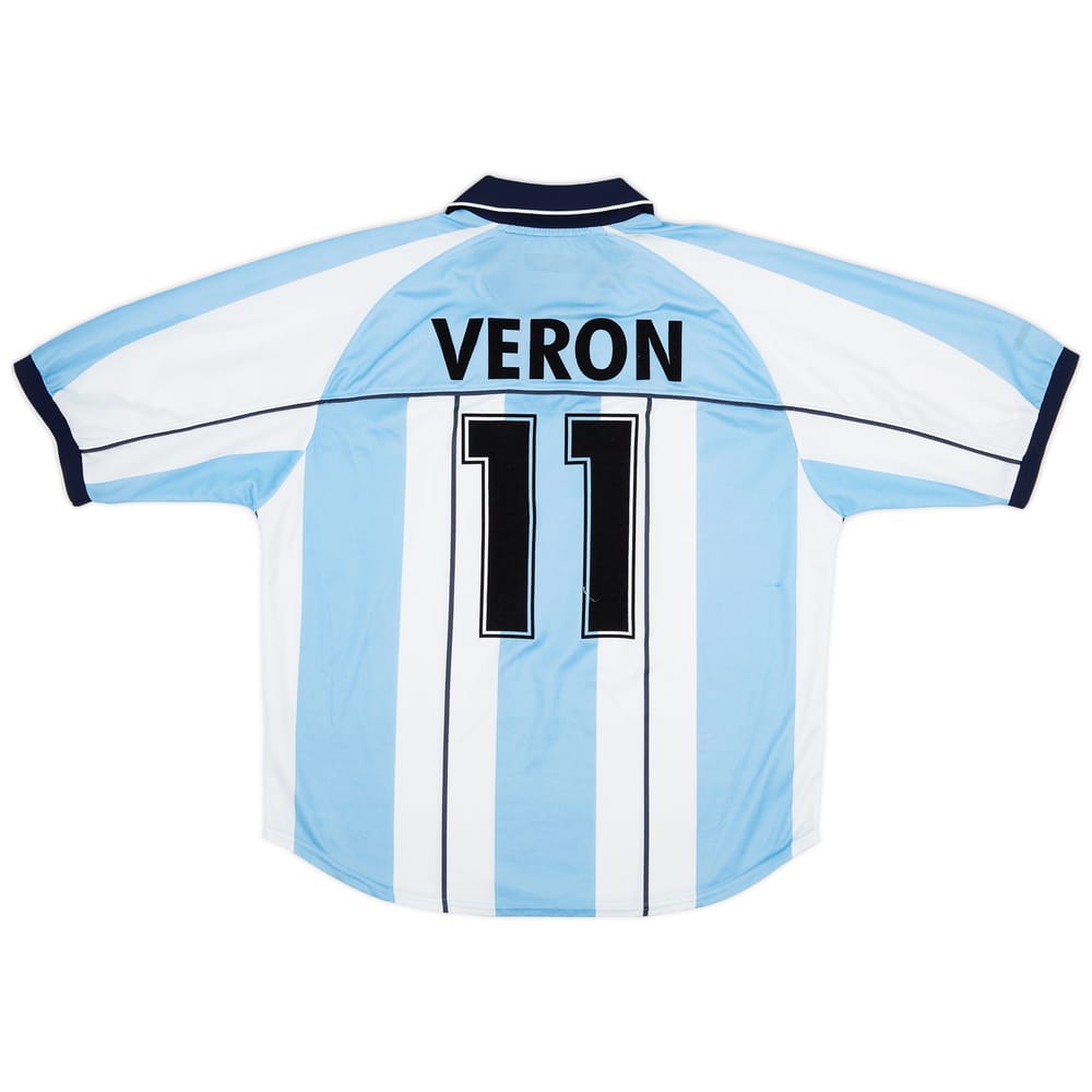 2000-01 Argentina Home Shirt Veron #11 - 8/10 - (XL)