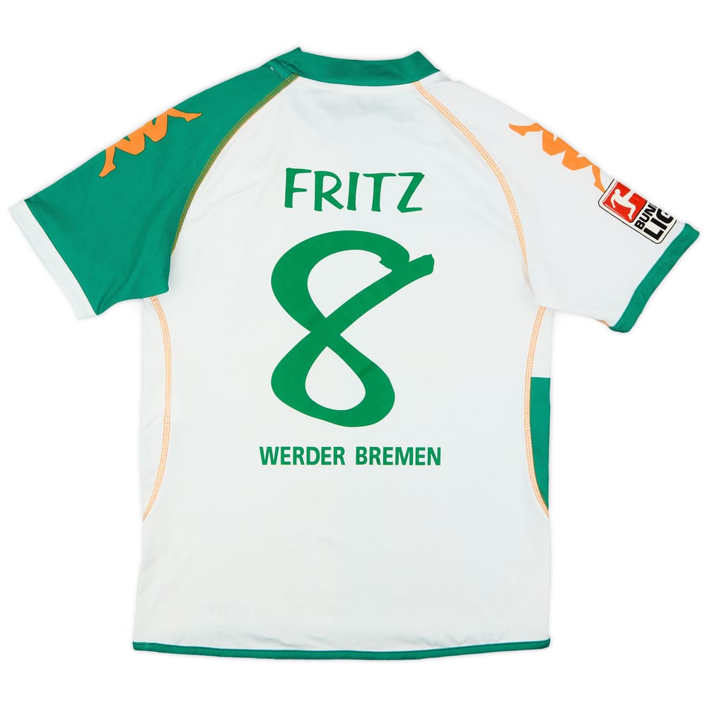 2007-08 Werder Bremen Third Shirt Fritz #8 - 8/10 - (XL.Boys)