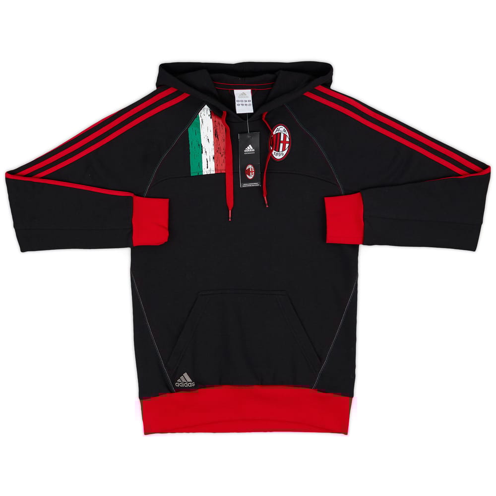 2012-13 AC Milan adidas Hooded Sweat Top (XS)