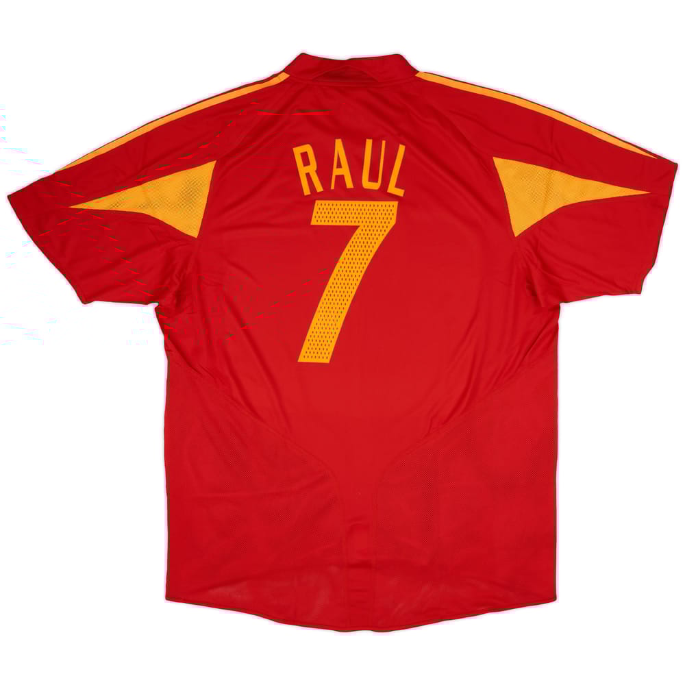 2004-06 Spain Home Shirt Raul #7 (XL)