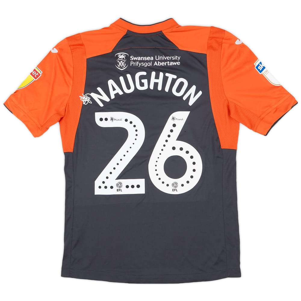 2018-19 Swansea Match Issue Away Shirt Naughton #26