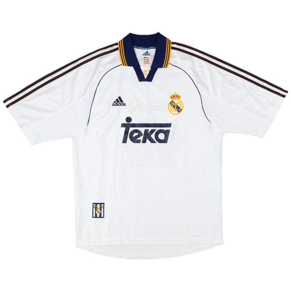 1998-00 Real Madrid 'Final Copa De Europa' Home Shirt - 8/10 - (M)