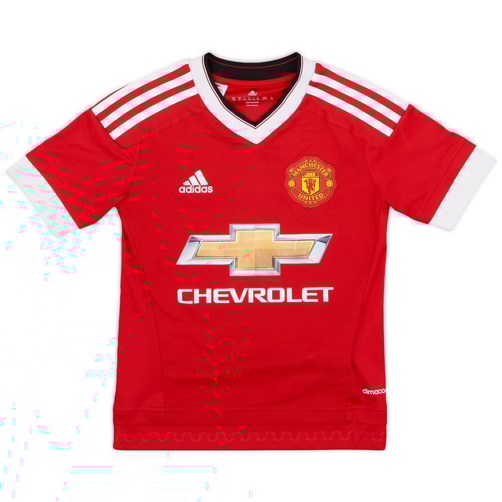 2015-16 Manchester United Home Shirt - 6/10 - (S.Boys)