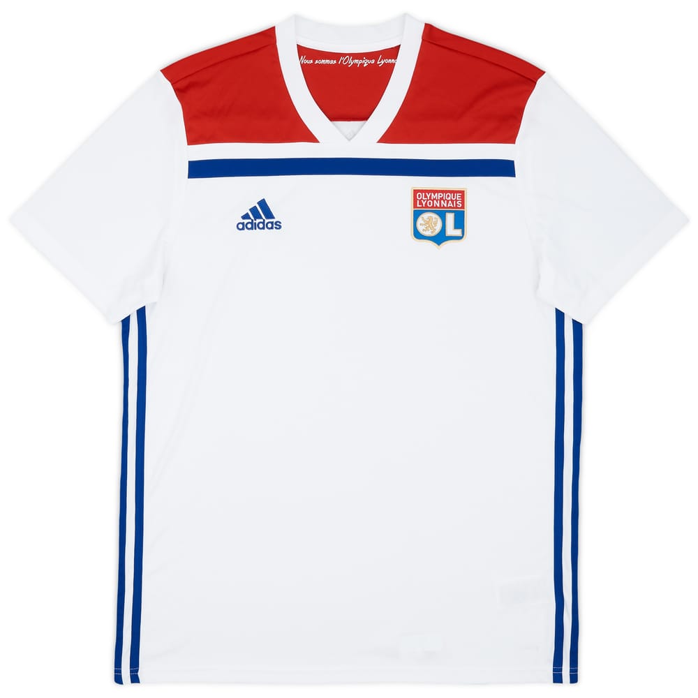 2018-19 Lyon Home Shirt - 8/10 - (L)