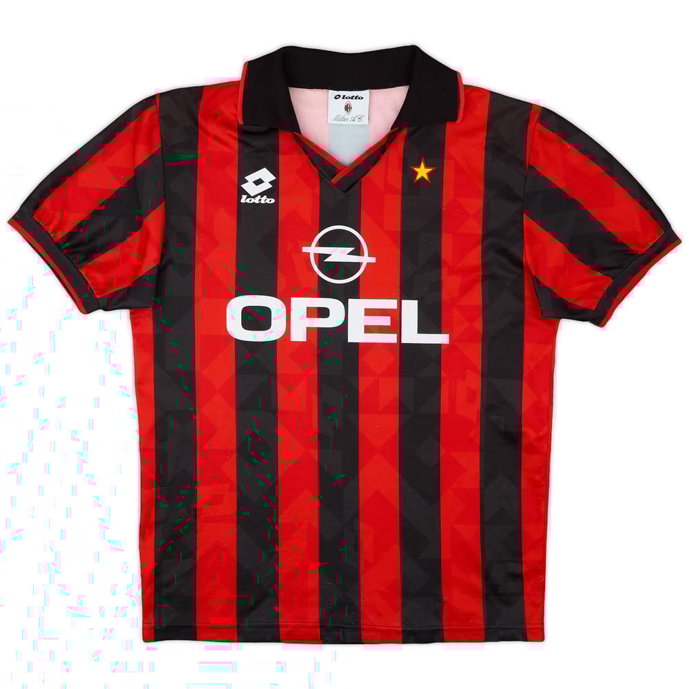 1994-95 AC Milan Home Shirt - 7/10 - (L)