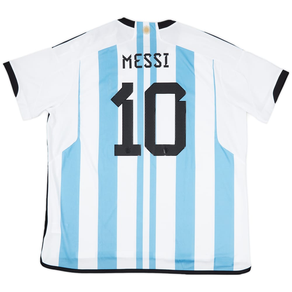 2022-23 Argentina Home 'vs France' Shirt Messi #10 (3XL)